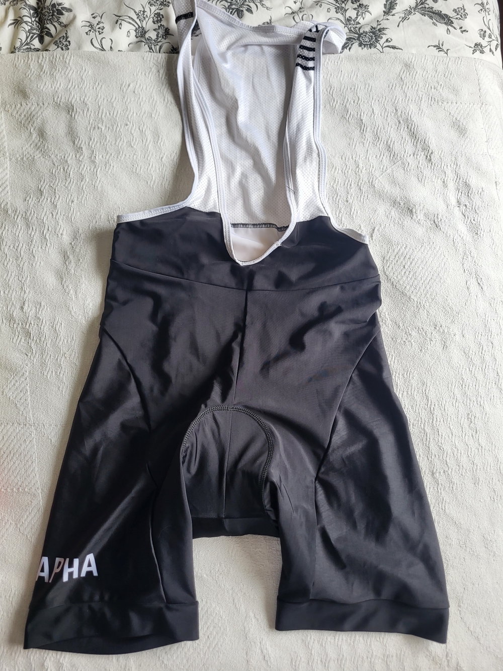 Rapha Black And White Men's Cycling Bib Shorts